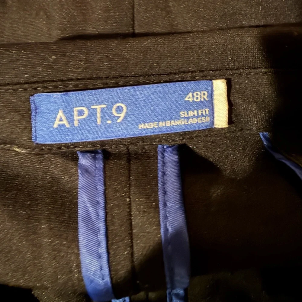 NWOT Apt. 9 Men's Classic Black Suit Blazer